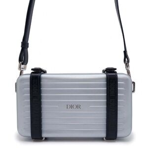 Christian Dior Clutch Bag Rimowa Collaboration Aluminum Shoulder Travel